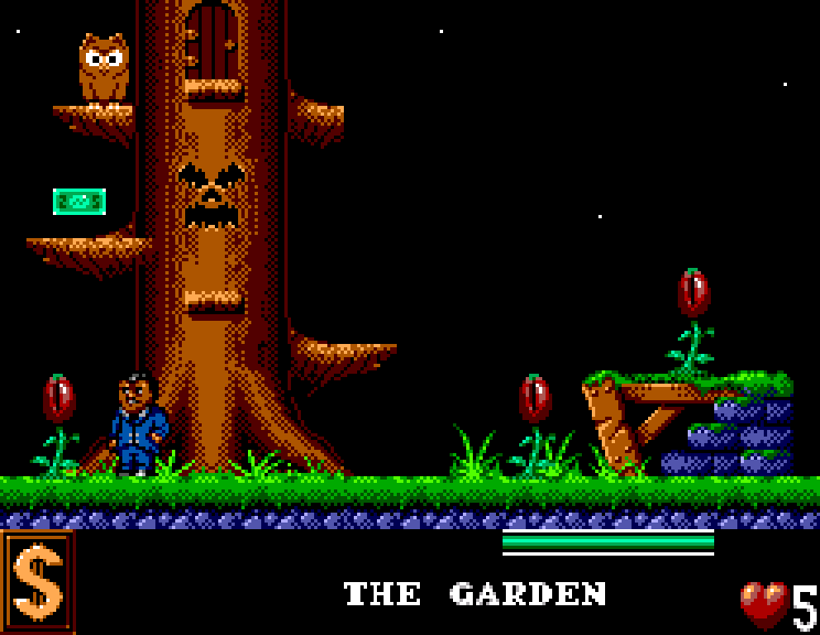 The Addams Family - Master System game screenshot (1993) by Flying Edge
